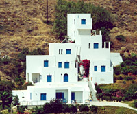 Moderne abitazioni tipiche di Creta