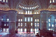 interno della Moschea Blu